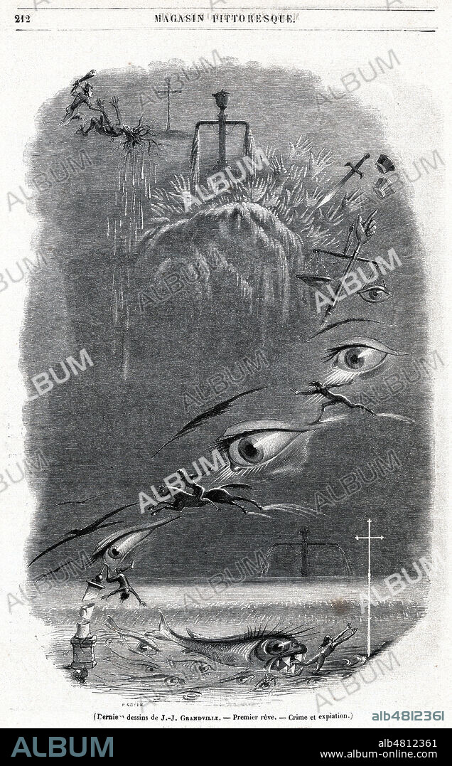 “Crime et expiation” de J.-J. GrandvilleGrandville.